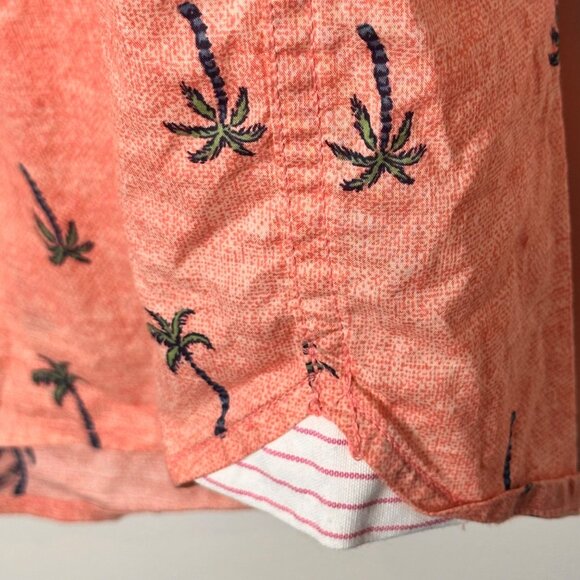 Tommy Bahama Mens Coral Palm Tree Button-Up Shirt M Aloha Hawaiian Summer Beach - Picture 6 of 10